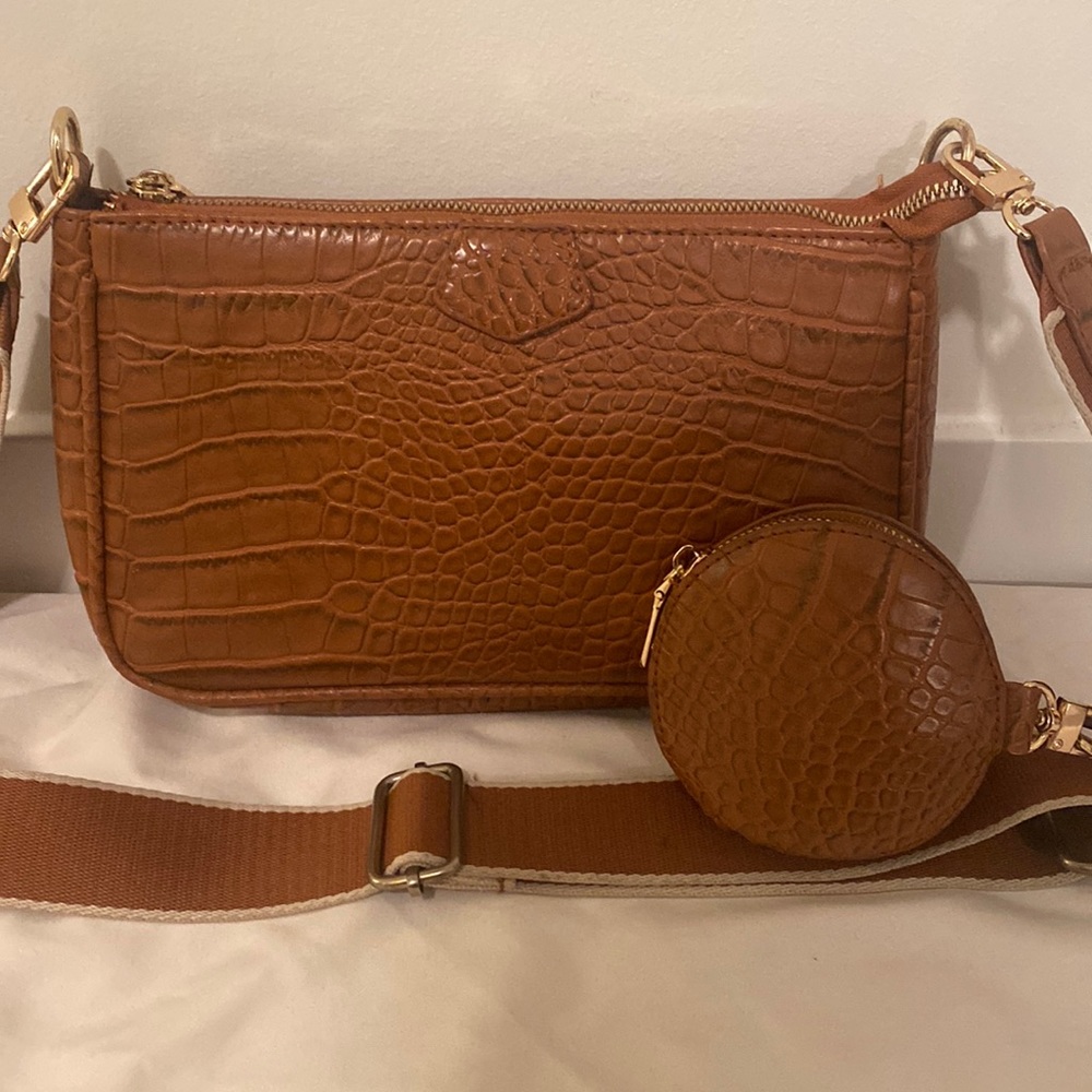 Crocodile Crossbody Purse